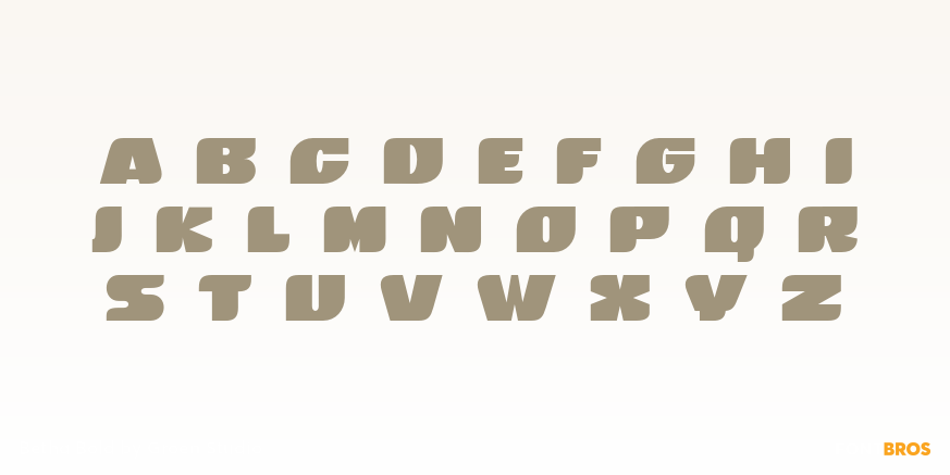 Betha Bold Font Poster #2