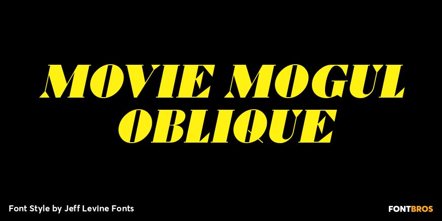 Movie Mogul Oblique Poster