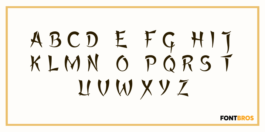 Buddah Font Poster #2