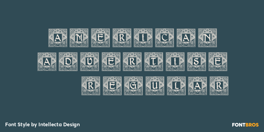 American Advertise 012 Regular Poster