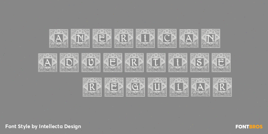 American Advertise 012 Regular Poster