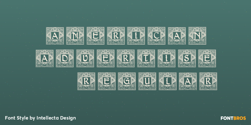 American Advertise 012 Regular Poster