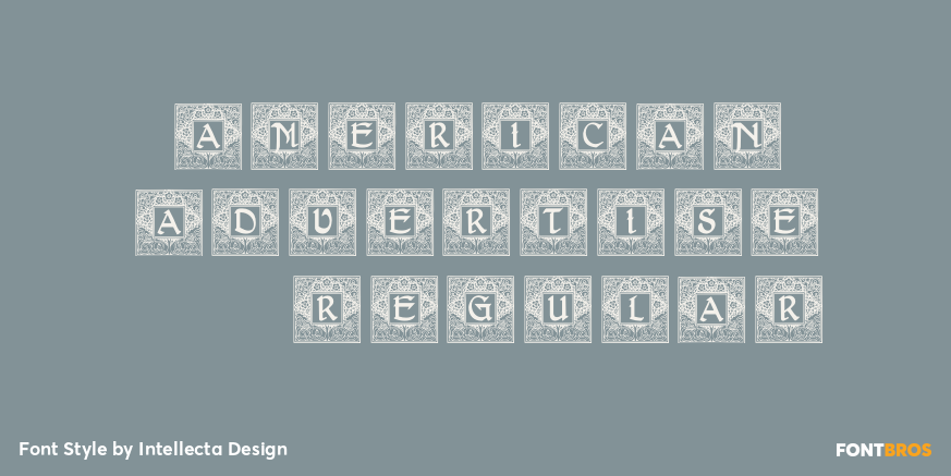 American Advertise 012 Regular Poster