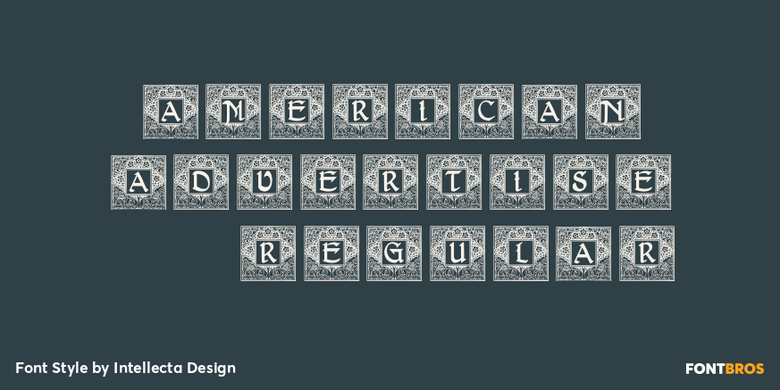 American Advertise 012 Regular Poster