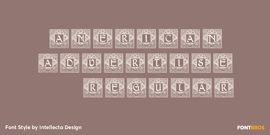 American Advertise 012 Regular Poster