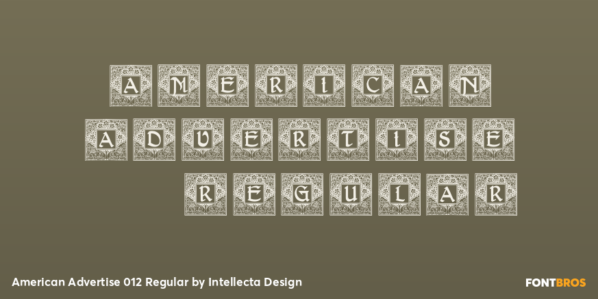 American Advertise 012 Regular Poster