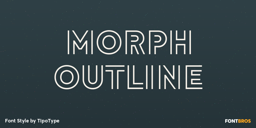 Morph Outline Poster