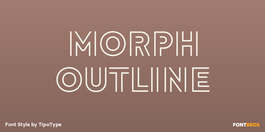 Morph Outline Poster