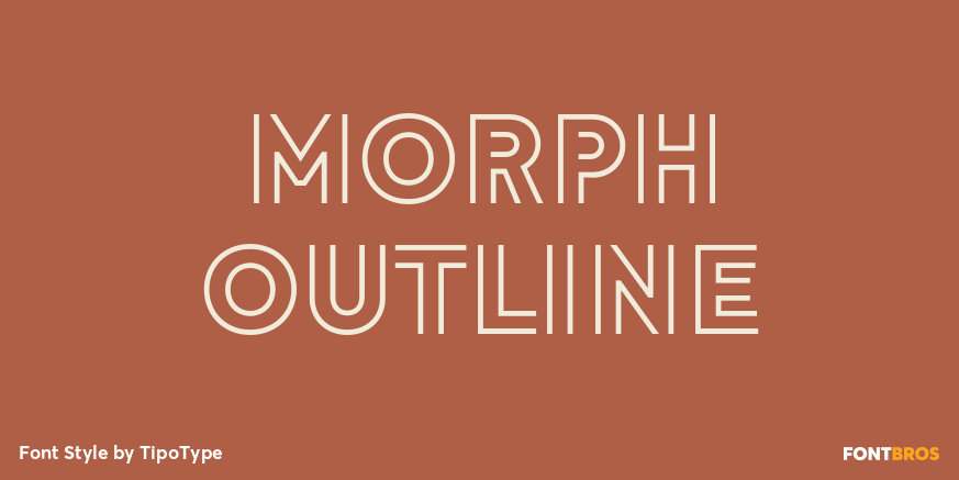 Morph Outline Poster