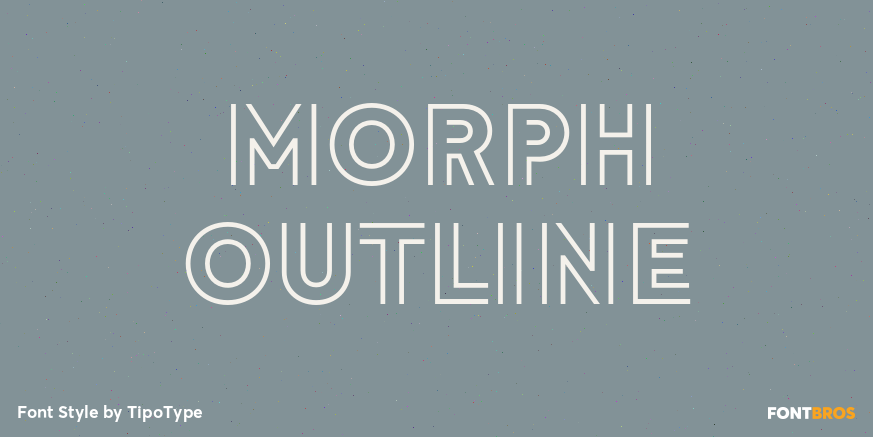 Morph Outline Poster