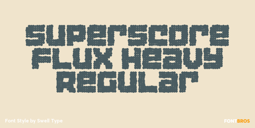 Superscore Flux Heavy Regular Poster