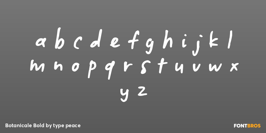 Botanicale Bold Font Poster #3