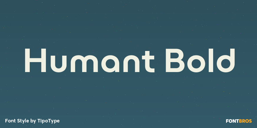 Humant Bold Font Poster #1