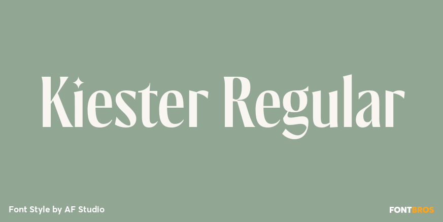 Kiester Regular Poster