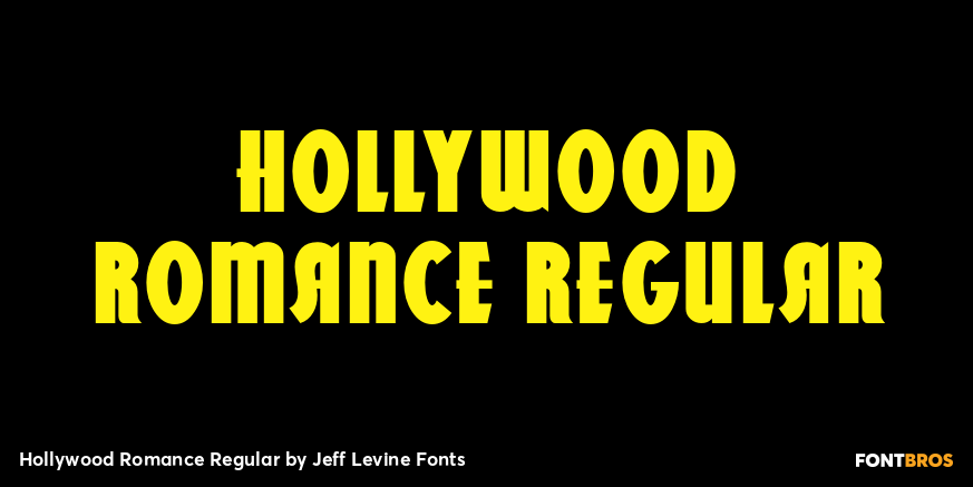 Hollywood Romance Regular Poster