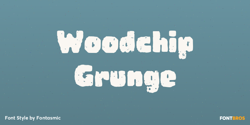 Woodchip Grunge Poster