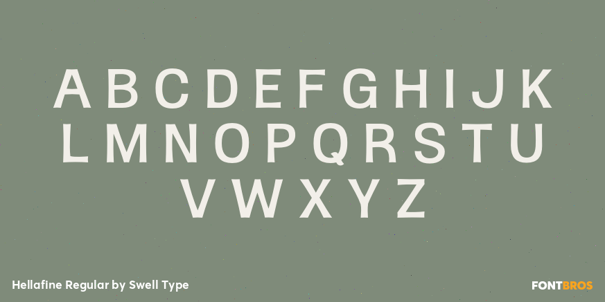Hellafine Regular Font Poster #1