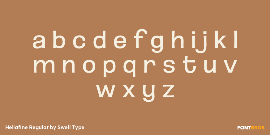 Hellafine Regular Font Poster #1