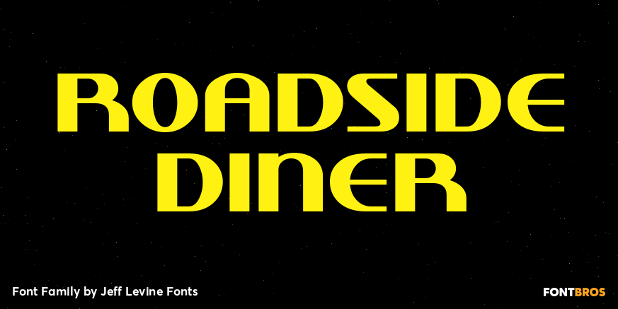 Roadside Diner Font Family Poster