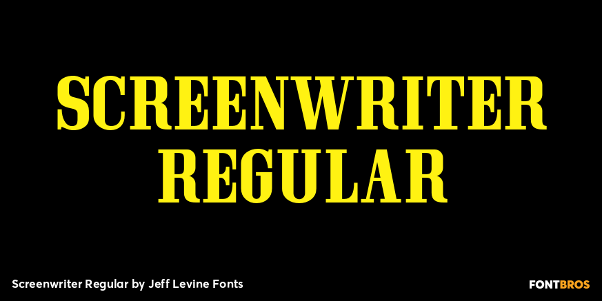 Screenwriter Regular Poster