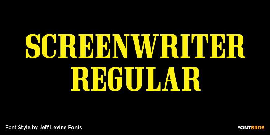Screenwriter Regular Poster