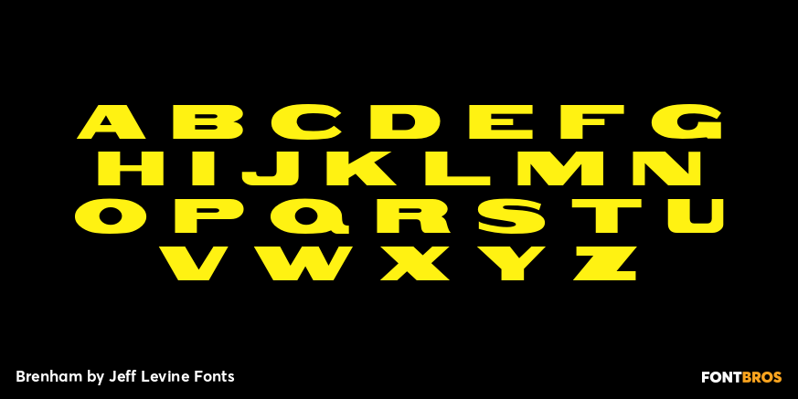 Brenham Font Poster #2