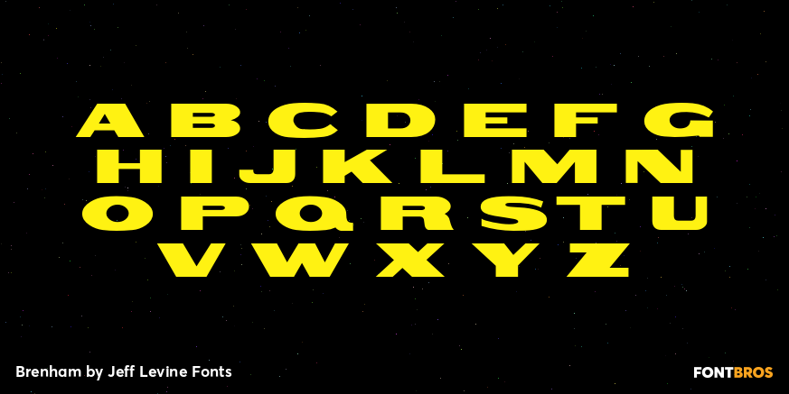 Brenham Font Poster #3