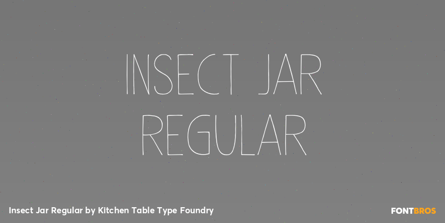 Insect Jar Regular Font Poster #1