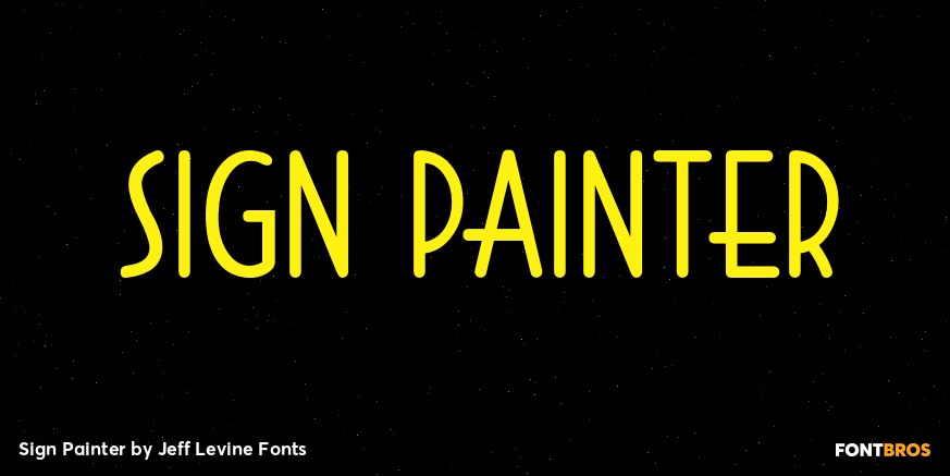Sign Painter Font Poster #1