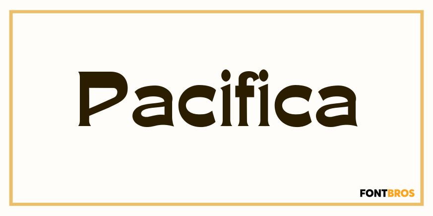 Pacifica Font Poster #1