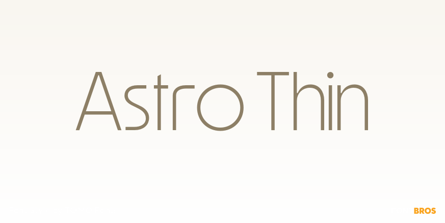 Astro Thin Poster