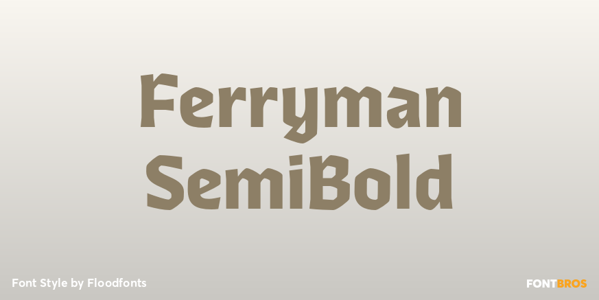 Ferryman SemiBold Poster