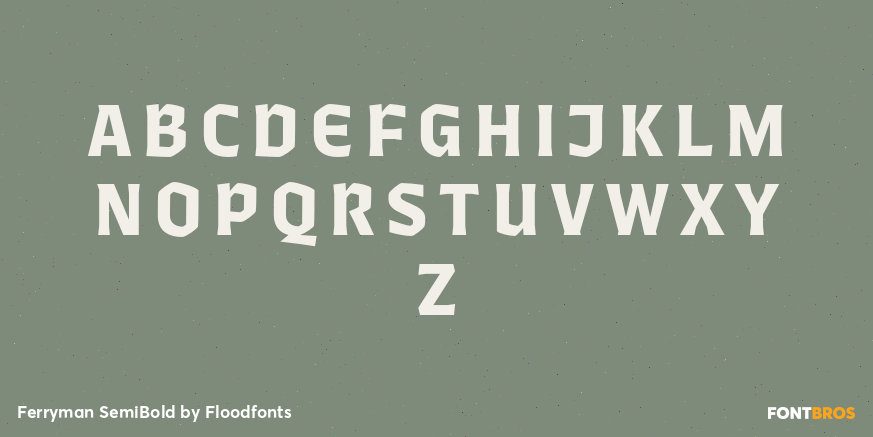 Ferryman SemiBold Font Poster #2