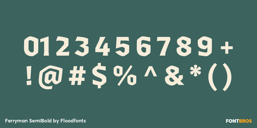 Ferryman SemiBold Font Poster #4