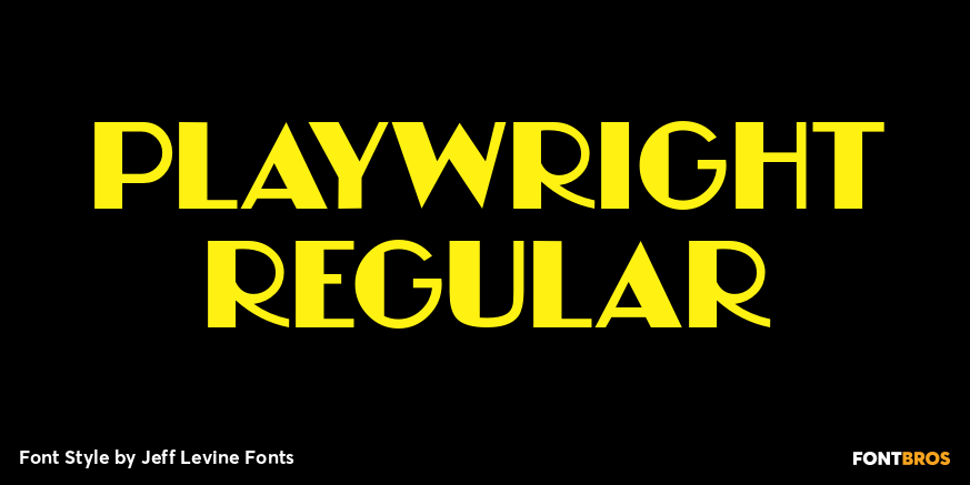 Playwright Regular Poster