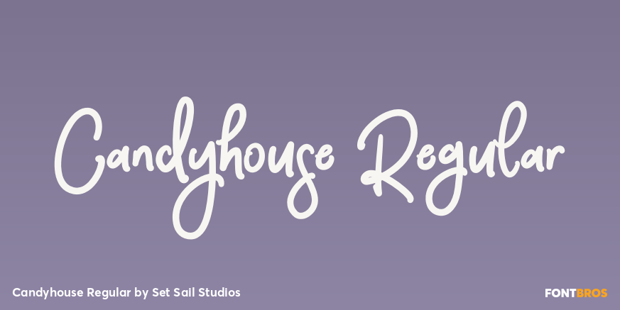 Candyhouse Regular Font Poster #1