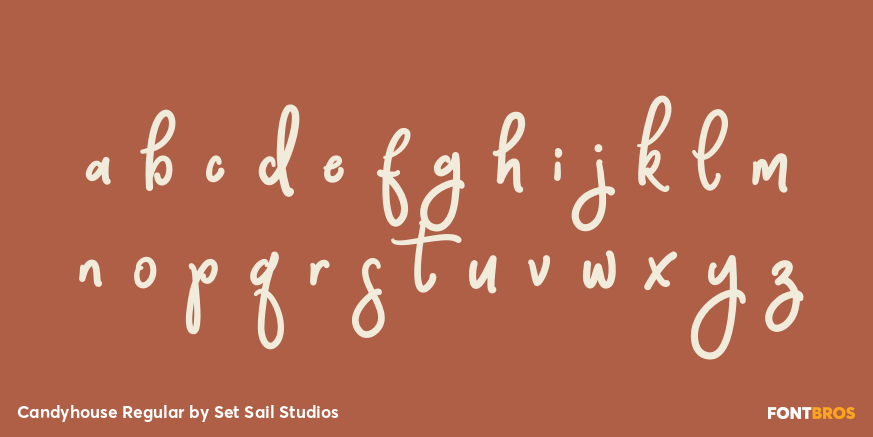 Candyhouse Regular Font Poster #3