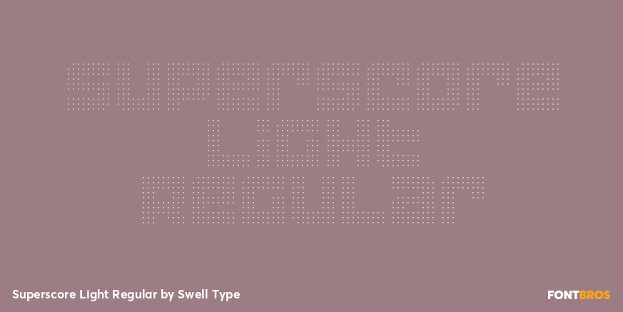 Superscore Light Regular Poster