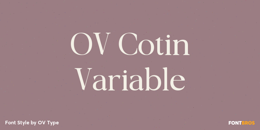 OV Cotin Variable Poster