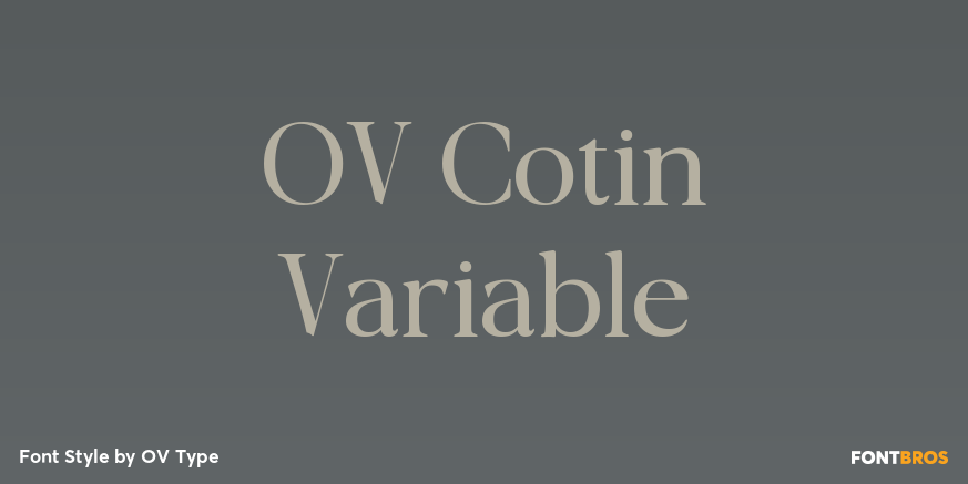 OV Cotin Variable Poster