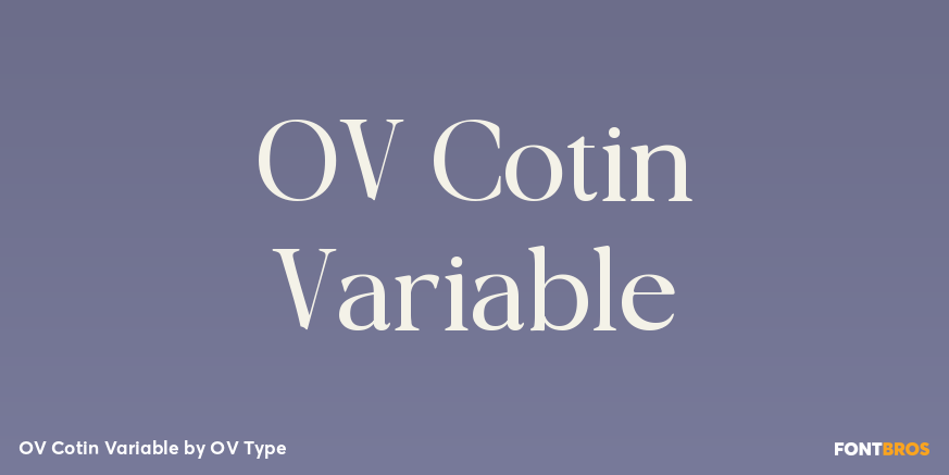 OV Cotin Variable Poster