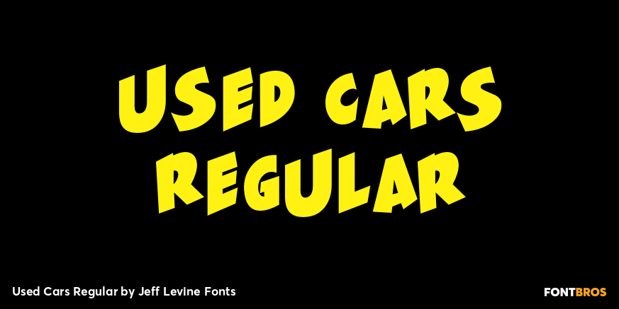 Used Cars Regular Poster