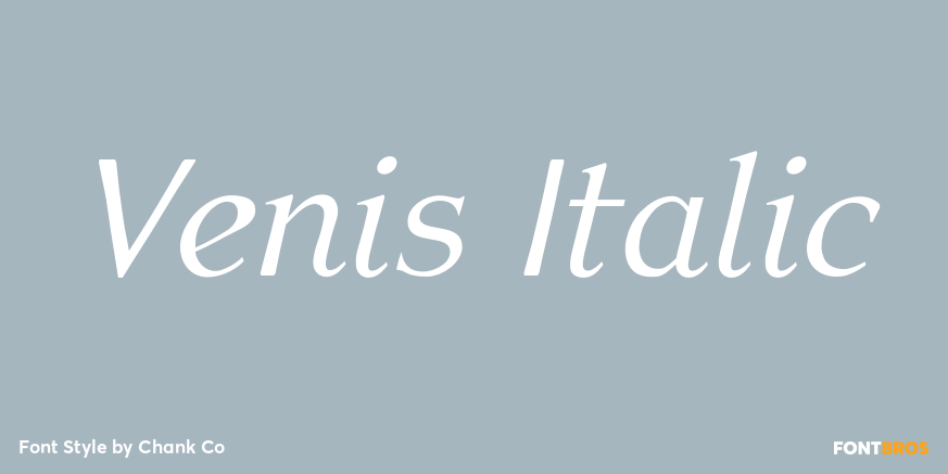 Venis Italic Poster