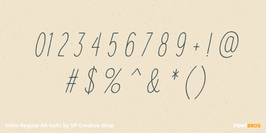 Inklio Regular Alt Italic Font Poster #4