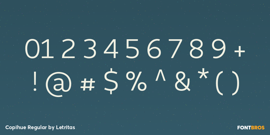 Copihue Regular Font Poster #4