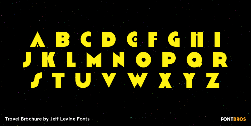 Travel Brochure Font Poster #2