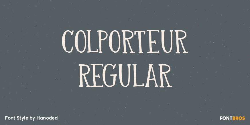 Colporteur Regular Poster
