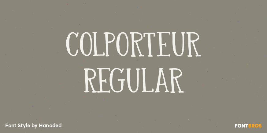 Colporteur Regular Poster