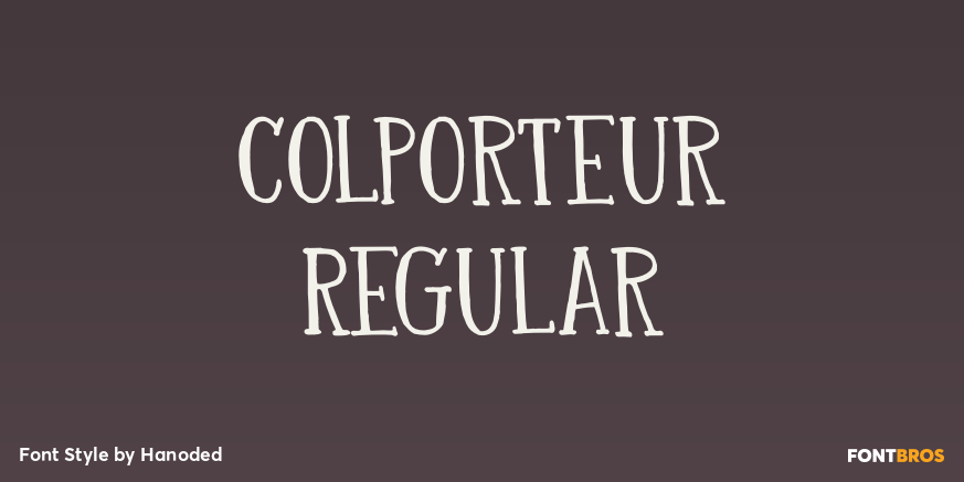 Colporteur Regular Poster