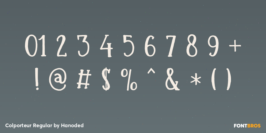 Colporteur Regular Font Poster #4